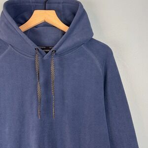 MTN OPS Men XL Blue Fleece Pro-Tech Hoodie Performance Stretch Pullover Tactical